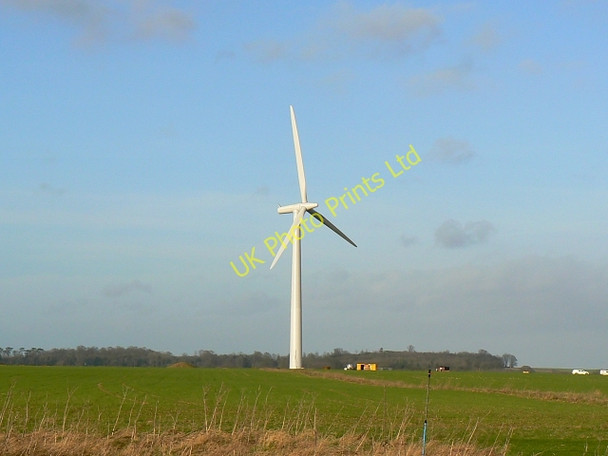 Photo 6"x4" Wind turbine constructed, Westmill Farm, Watchfield 25th January 2008 Watchfield\/SU2490 c2008