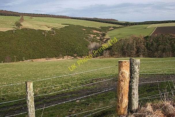 Photo 6"x4" Looking towards Cairds Hill Towiemore c2008