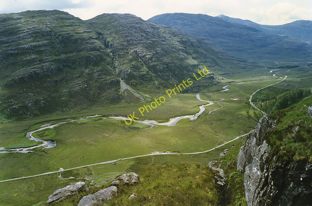Photo 6"x4" Glen Torridon from the Liathach path Fasag c1993