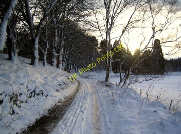 Photo 6"x4" Start of the Mount Keen Road at Ballater Ballater c2008