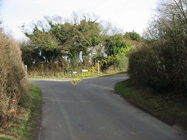Photo 6"x4" Junction with Long Lane on right Frogham\/TR2550 c2008