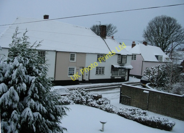 Photo 6"x4" Houses on the W side of Lower Street Buttsole c2005