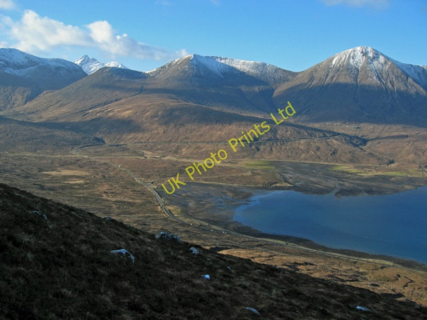 Photo 6"x4" Head of Loch Ainort from Glas Bheinn Mhor Luib c2008