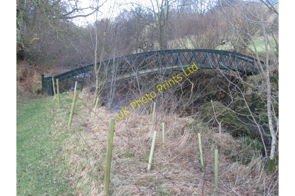 Photo 6"x4" Footbridge over River Nethan Auchenheath c2008