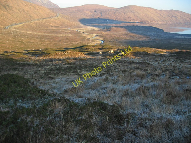 Photo 6"x4" Moorland north of Belig Luib c2008