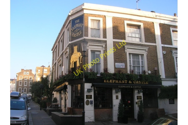 Photo 6"x4" Elephant and Castle Public House, Holland Street, London W8 Kensington\/TQ2579 c2008
