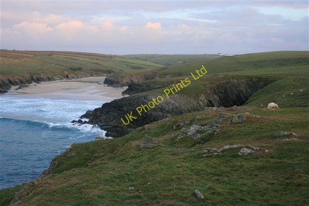 Photo 6"x4" Porth Joke from Kelsey Head West Pentire c2007