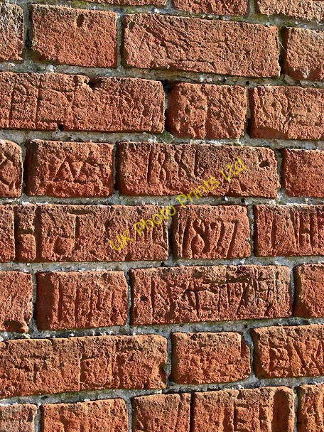 Photo 6"x4" Neatishead Baptist Church - graffiti Cangate c2008