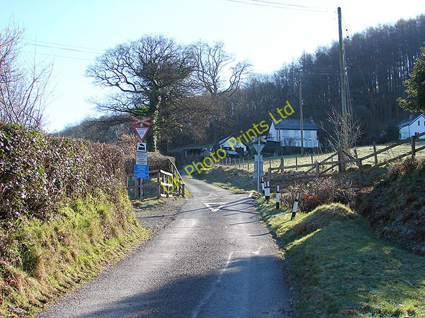Photo 6"x4" Level Crossing at Nantyronen Nantyronen Station c2008