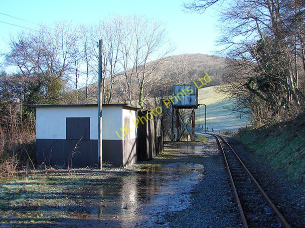 Photo 6"x4" Sheds and water tower at Nantyronen Nantyronen Station c2008
