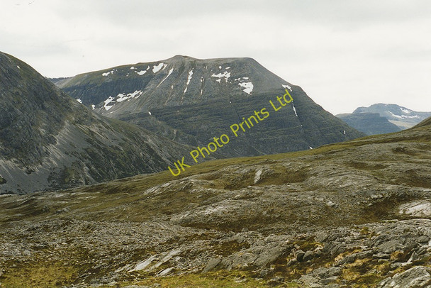 Photo 6"x4" View towards Ruadh-stac M\u00c3\u00b2r from the mountain trail Anancaun c1995