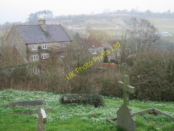 Photo 6"x4" View from St Peter's churchyard Englishcombe c2008
