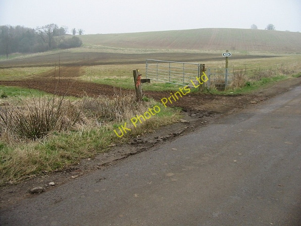Photo 6"x4" Looking NE across the fields Marksbury c2008