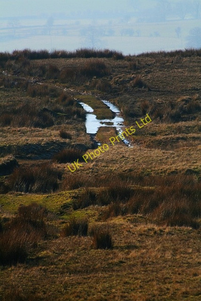 Photo 6"x4" Frozen Farm Track at Hagg Newby Cote c2008