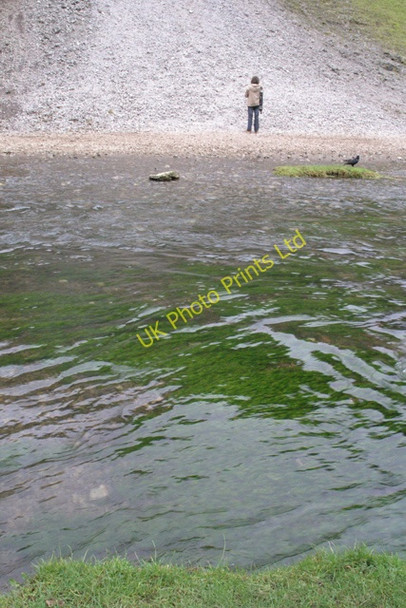 Photo 6"x4" Studying the scree, Dovedale Ilam c2008