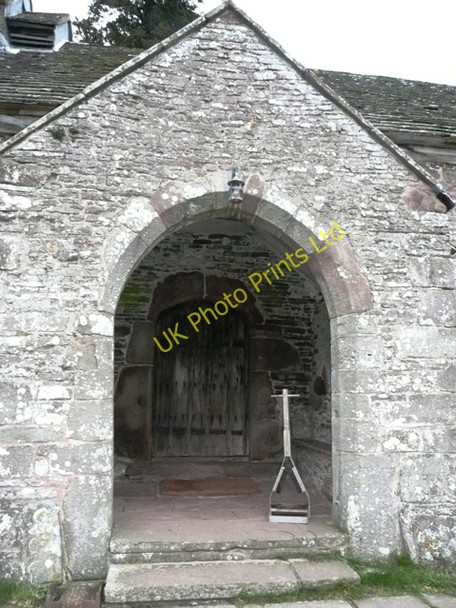 Photo 6"x4" St. Ishow church, Partrishow Partrishow c2008