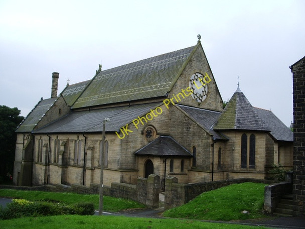 Photo 6"x4" Bacup Parish Church, St John the Evangelist Bacup c2007