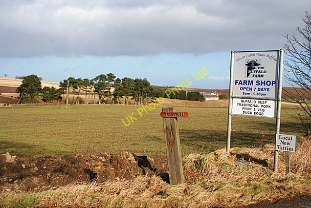 Photo 6"x4" Stoneyhill Farm Shop Sign Blacklaw\/NJ6355 c2008