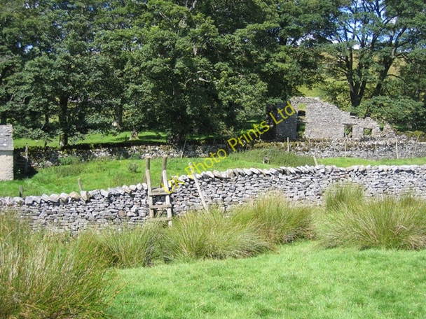 Photo 6"x4" The Ribble Way and the old house at Thorns Ribble Head\/SD7779 c2007