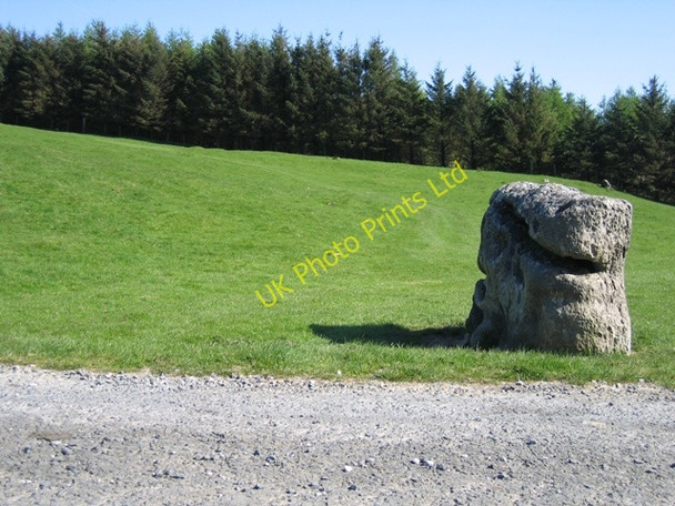 Photo 6"x4" Boulder by the track to High Birkwith Selside\/SD7875 c2007