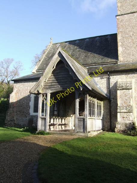 Photo 6"x4" Porch at St Andrew's Church Monkton Wyld c2008