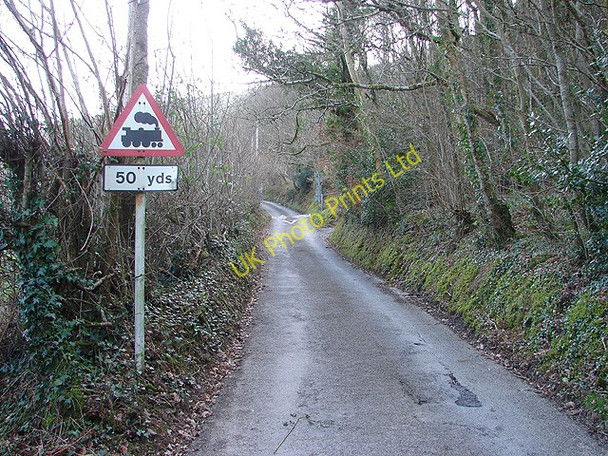 Photo 6"x4" Approach to Aberffrwd level crossing Aberffrwd\/SN6878 c2008