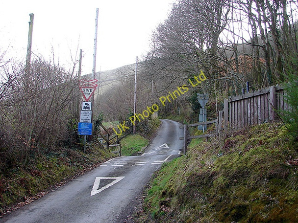 Photo 6"x4" Approach to Aberffrwd level crossing Aberffrwd\/SN6878 c2008 P1