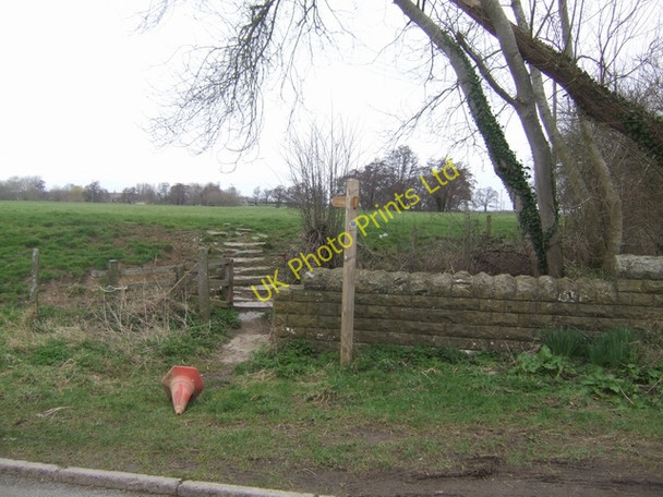 Photo 6"x4" Footpath to Hinton Mudford c2008