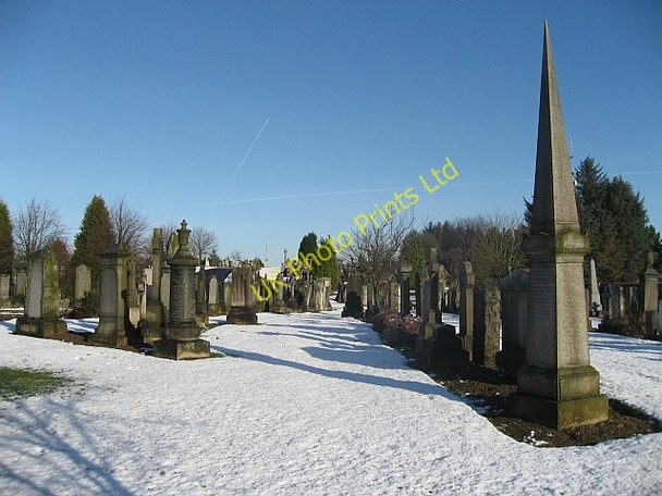 Photo 6"x4" Hillfoot Cemetery Milngavie c2008