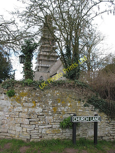 Photo 6"x4" Church Lane sign, Eldersfield Bridge End\/SO8031 c2008