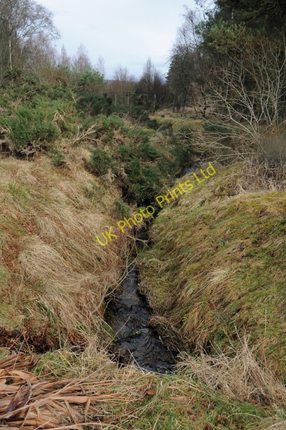Photo 6"x4" Broomhill Burn - Muir of Thorn Murthly c2008