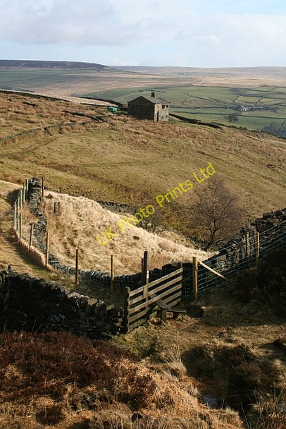 Photo 6"x4" Disused Farm at Clough Head (2) Hebden Bridge c2008