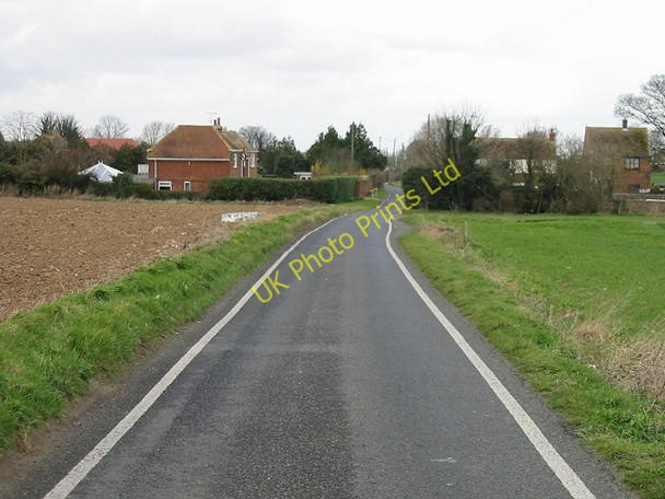 Photo 6"x4" View along Crispe Road Brooks End c2008