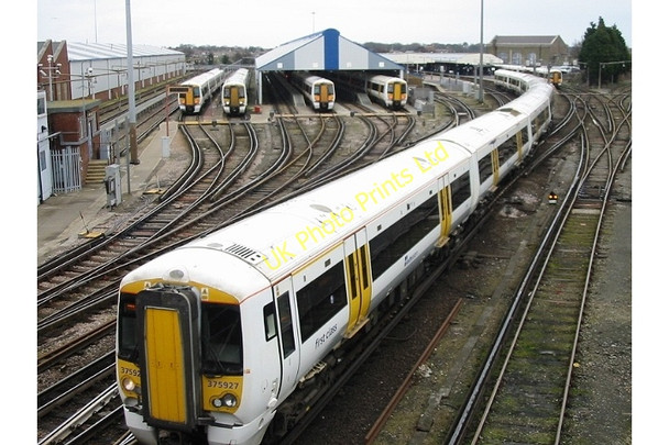 Photo 6"x4" Ramsgate station from the Newington Road bridge Ramsgate c2008