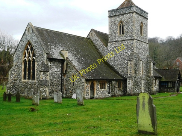 Photo 6"x4" St. Margaret's church, Harpsden Henley-on-Thames c2008