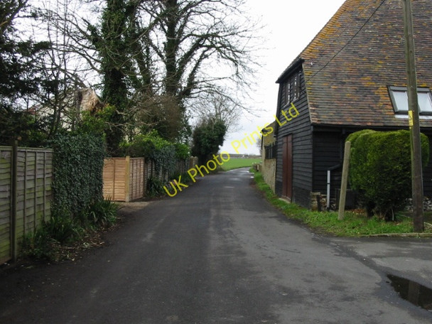Photo 6"x4" Looking NW along Preston Road Haine c2008