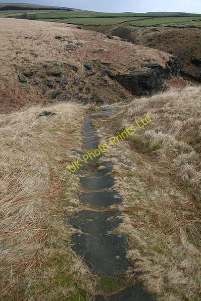 Photo 6"x4" Old Pack Horse Route Rodmer Clough c2008