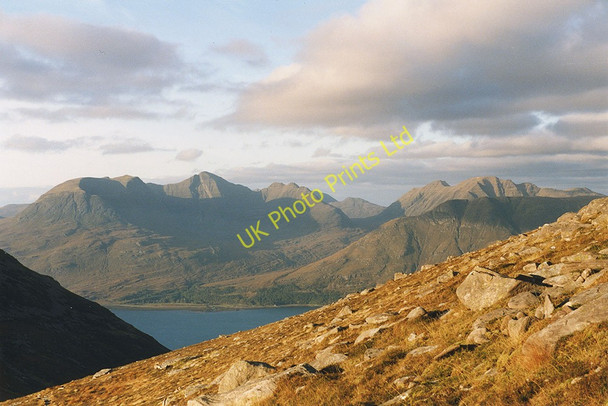 Photo 6"x4" Ridge south of the col on Beinn Damh Annat\/NG8954 c1997