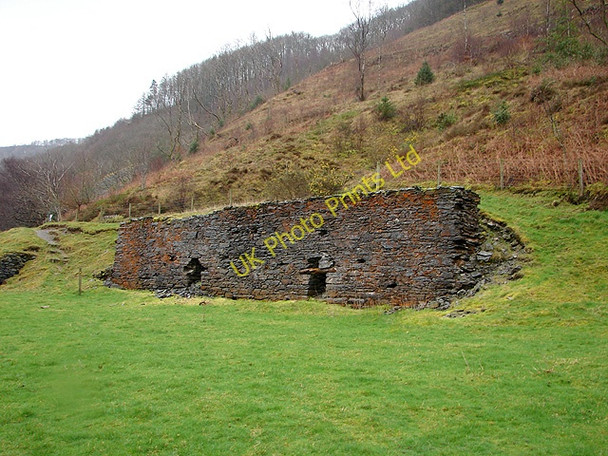 Photo 6"x4" Derelict Mine Buildings Mynydd Bach\/SN7176 c2008