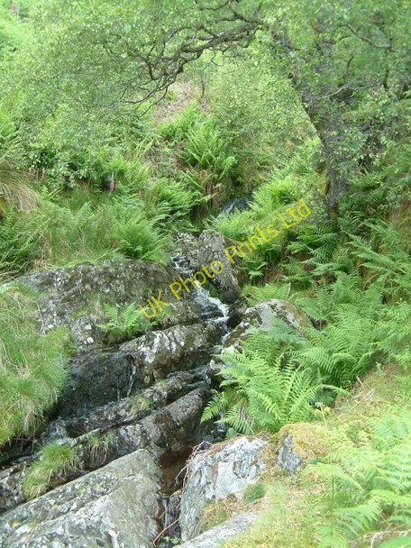 Photo 6"x4" Waterfall at Cwm Eunant Fach Eunant Fach c2007