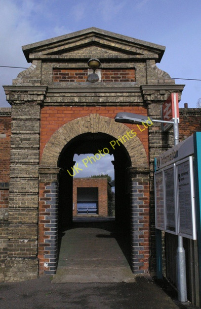 Photo 6"x4" South platform entrance, Needham Market station Grinstead Hill c2008