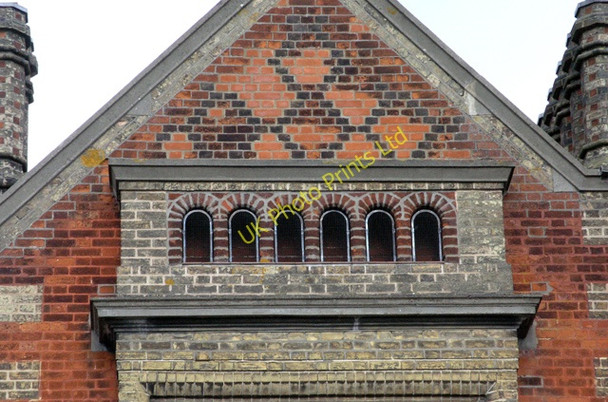 Photo 6"x4" Needham Market station, Gable Detail Grinstead Hill c2008