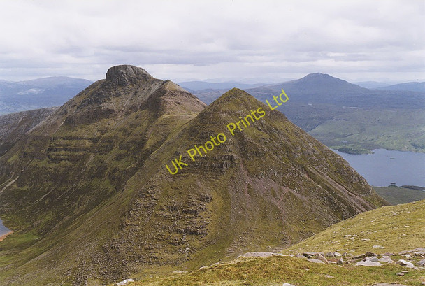 Photo 6"x4" View towards Spidean Coinich Quinag c1998