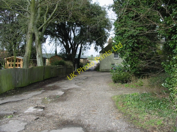 Photo 6"x4" Entrance to Alland Grange off a lane of the same name Way\/TR3265 c2008