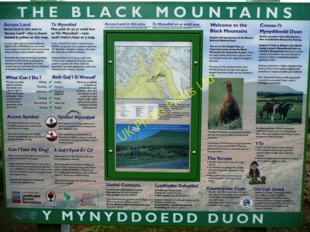 Photo 6"x4" Notice board at Gospel Pass Gospel Pass c2008