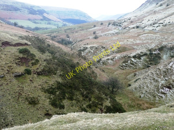 Photo 6"x4" The Vale of Ewyas from Gospel Pass Gospel Pass c2008