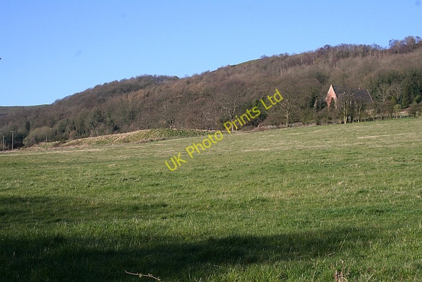 Photo 6"x4" Old Levelled Playing Field and St Wulstan's Church Upper Welland c2008