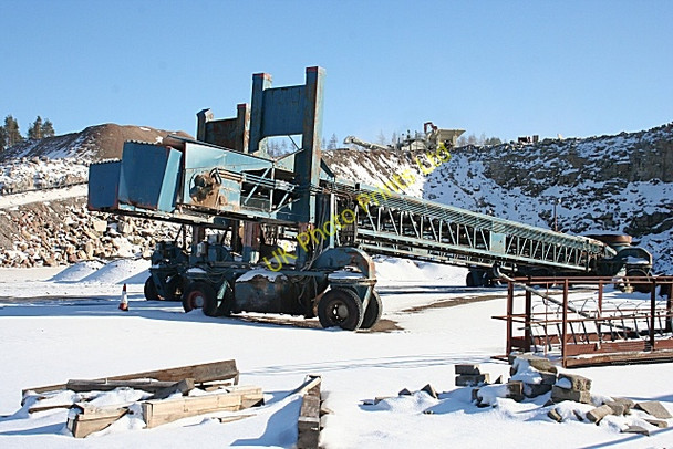 Photo 6"x4" Craigenlow Quarry: Machinery Old Kinnernie c2008