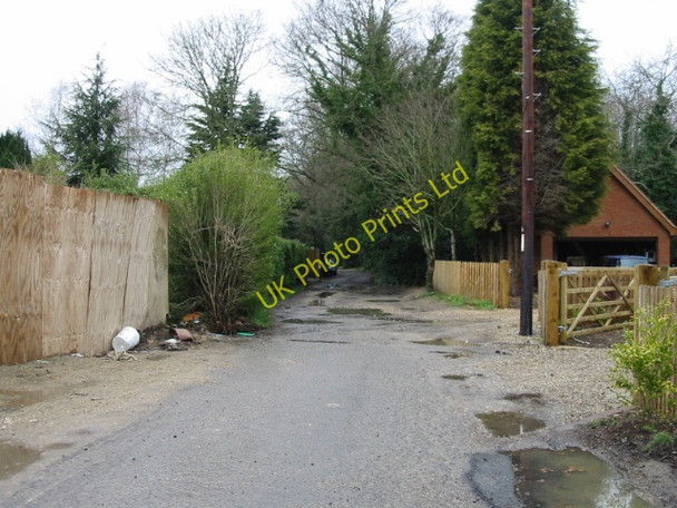 Photo 6"x4" Northern end of Summer Lane Tyler Hill c2008