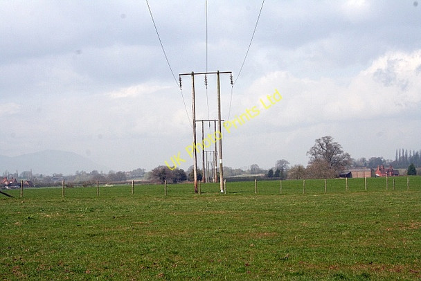 Photo 6"x4" Power Lines over Pasture Duckswich c2008